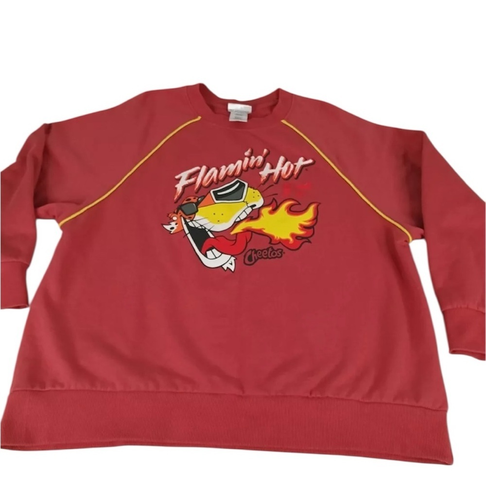 Flamin' Hot Cheetos Red Sweatshirt - Picture 1 of 4